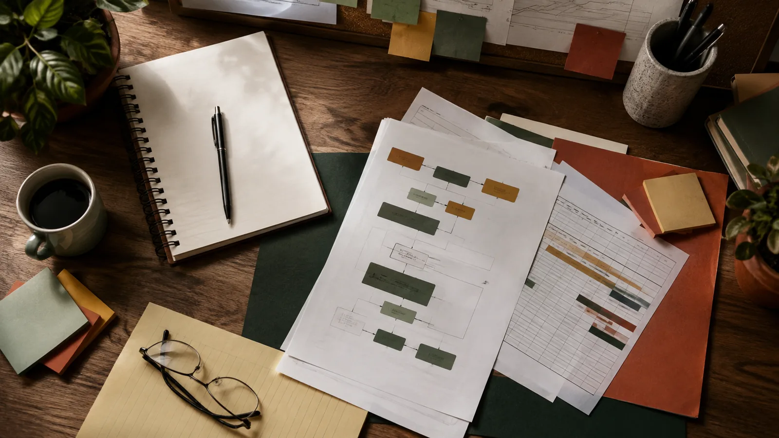 Page-specific project management scene illustrating PMP consultation Canada