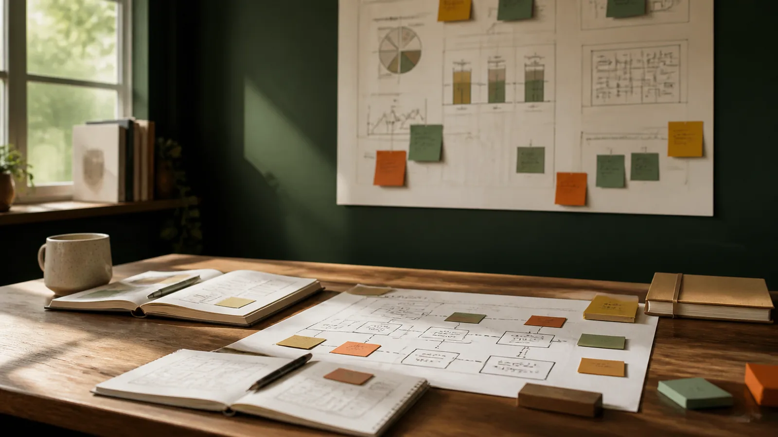 Page-specific project management scene illustrating project governance risk PMO